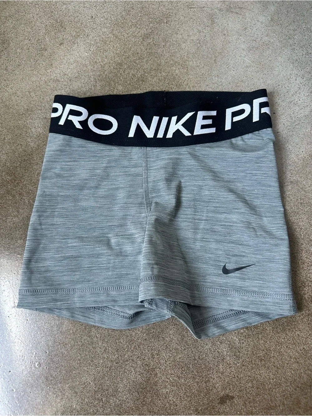 Nike Pro Grey and Black Spandex